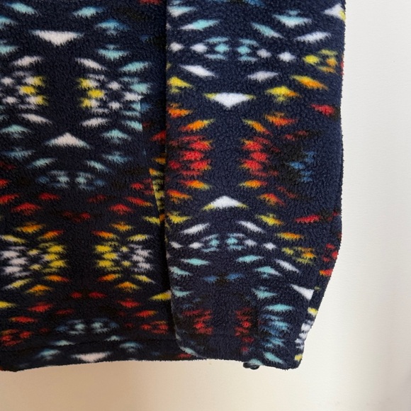 Massive Outdoor Fleece Hoodie Size M Vibrant Multicolor Pullover - Picture 8 of 14